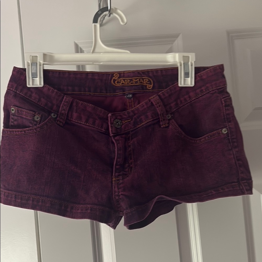 CarMar Acid Pink Jean Shorts